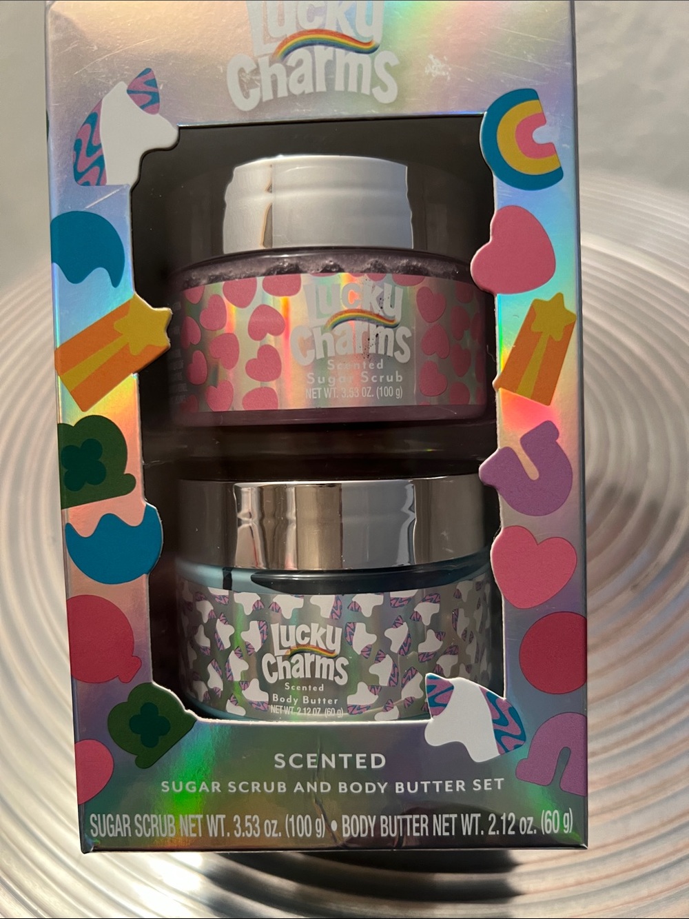 Lucky Charms Scented Sugar Scrub & Body Butter-NIB